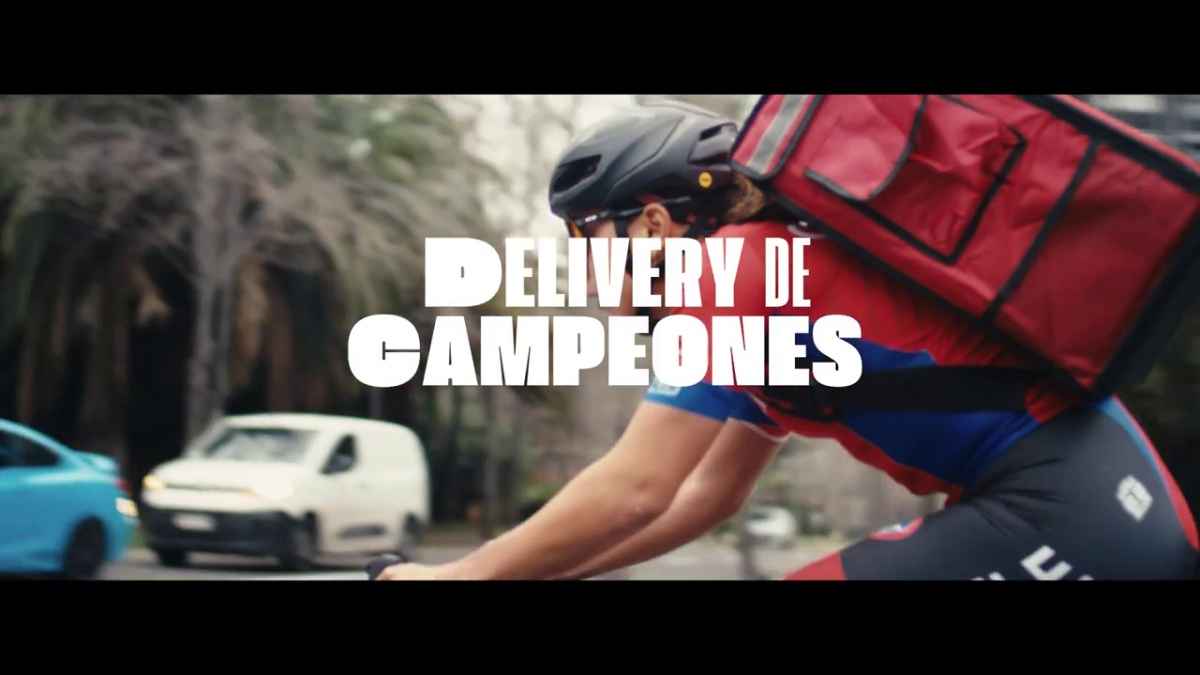 Portada de "Delivery de Campeones", la campaña de DDB Chile para ayudar a los ciclistas profesionales