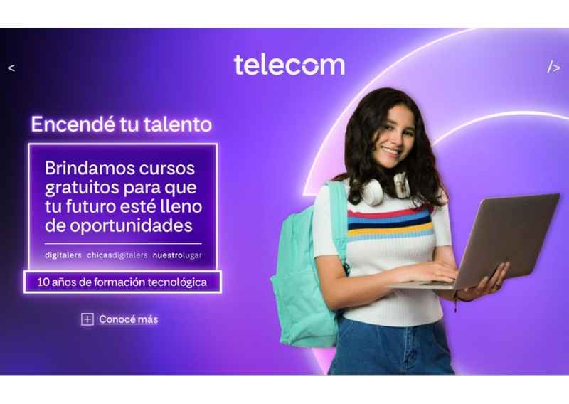 Portada de Telecom estrena su nueva campaña institucional “Encendé tu talento”