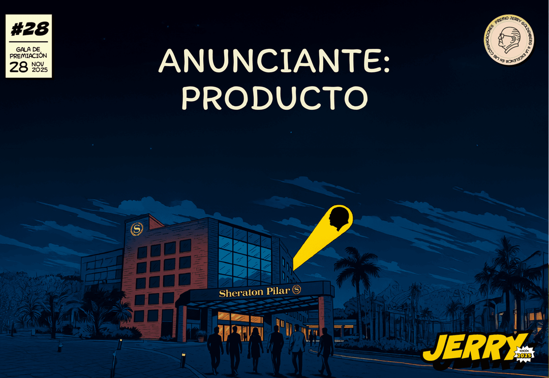 Portada de Premios Jerry 2025 - Anunciante: Producto