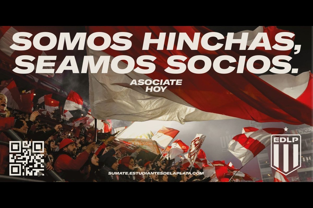Portada de Estreno: Estudiantes de La Plata y Tombras Buenos Aires presentan "Somos hinchas, seamos socios", una campaña que pone al socio en el centro de la identidad del club