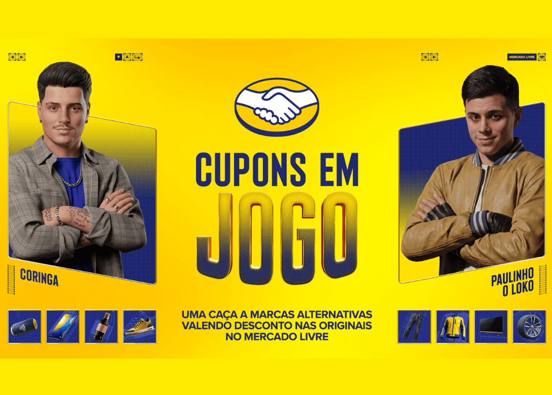 Portada de Brasil: Mercado Libre lleva a dos de los mayores streamers del país a una búsqueda de cupones