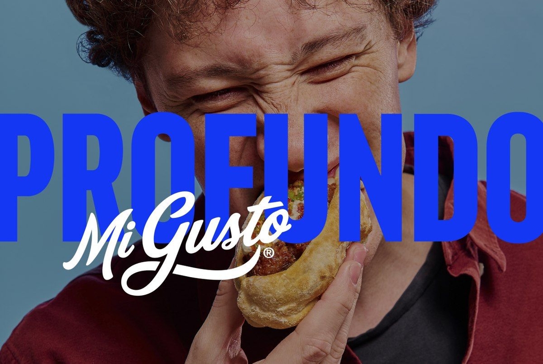 Portada de Mi Gusto elige a Profundo para el lanzamiento de su nuevo gusto