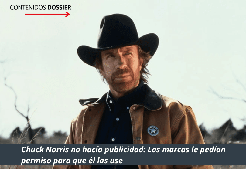 Portada de Chuck Norris no hacía publicidad: Las marcas le pedían permiso para que él las use
