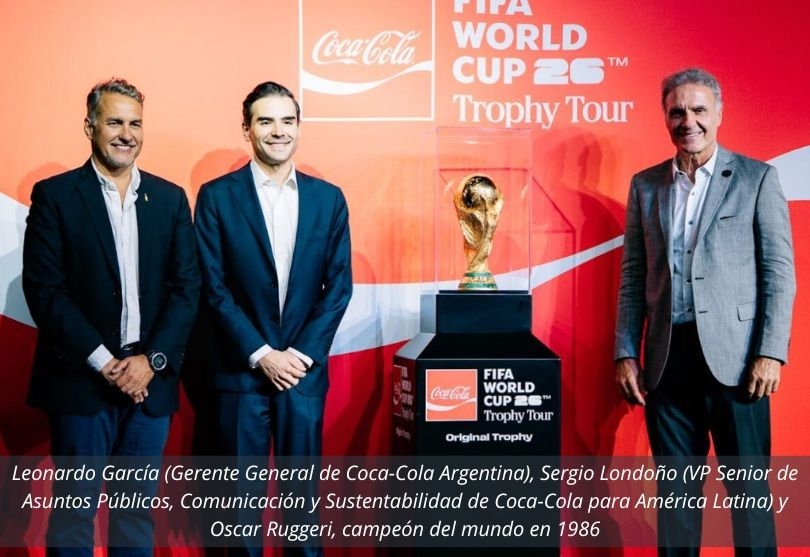 Portada de Coca-Cola presentó en Buenos Aires el Tour del Trofeo de la Copa Mundial de la FIFA