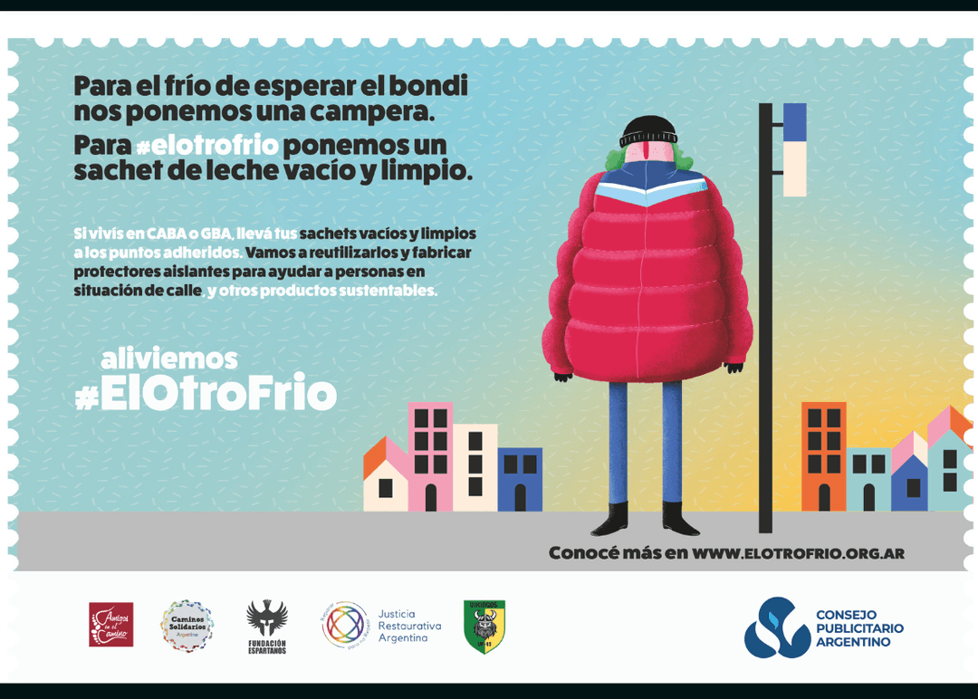 Portada de Llega la séptima edición de "El otro frío", la iniciativa del Consejo Publicitario Argentino