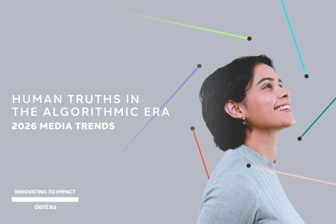 Portada de Dentsu presentó su informe global Media Trends 2026