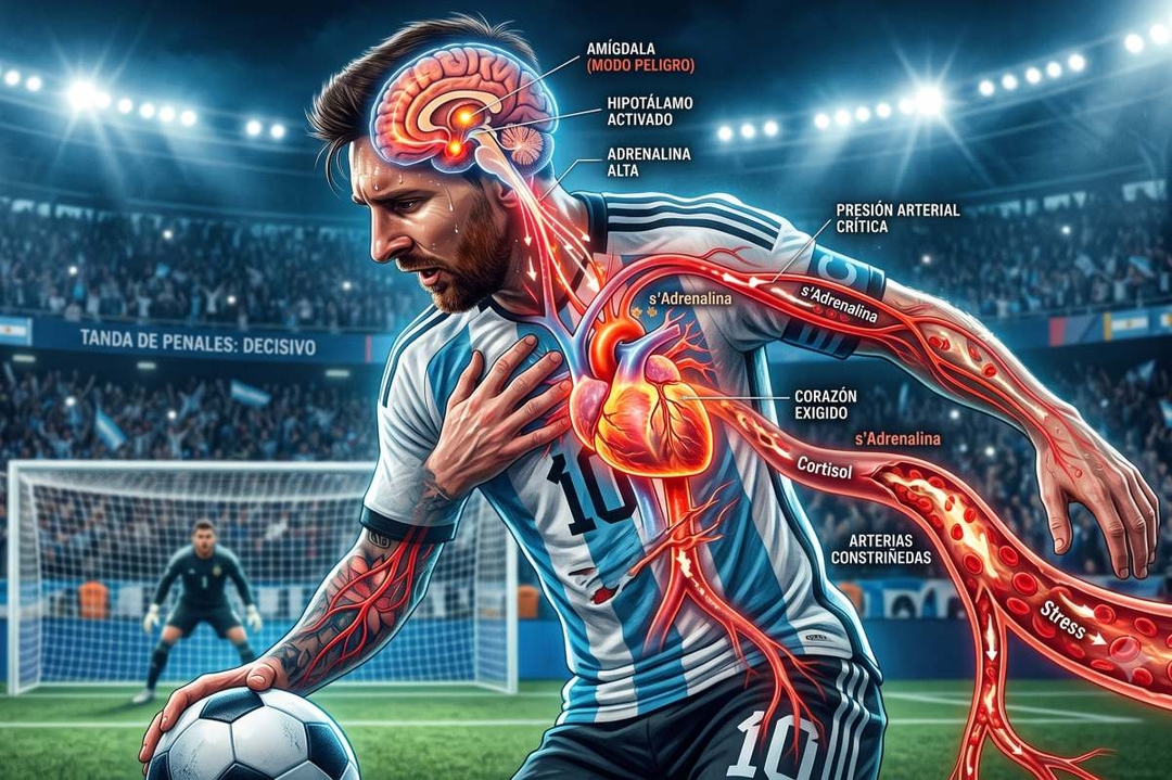 Portada de Dejar todo por la camiseta: por qué los penales exigen al corazón y qué hacer para cuidarlo
