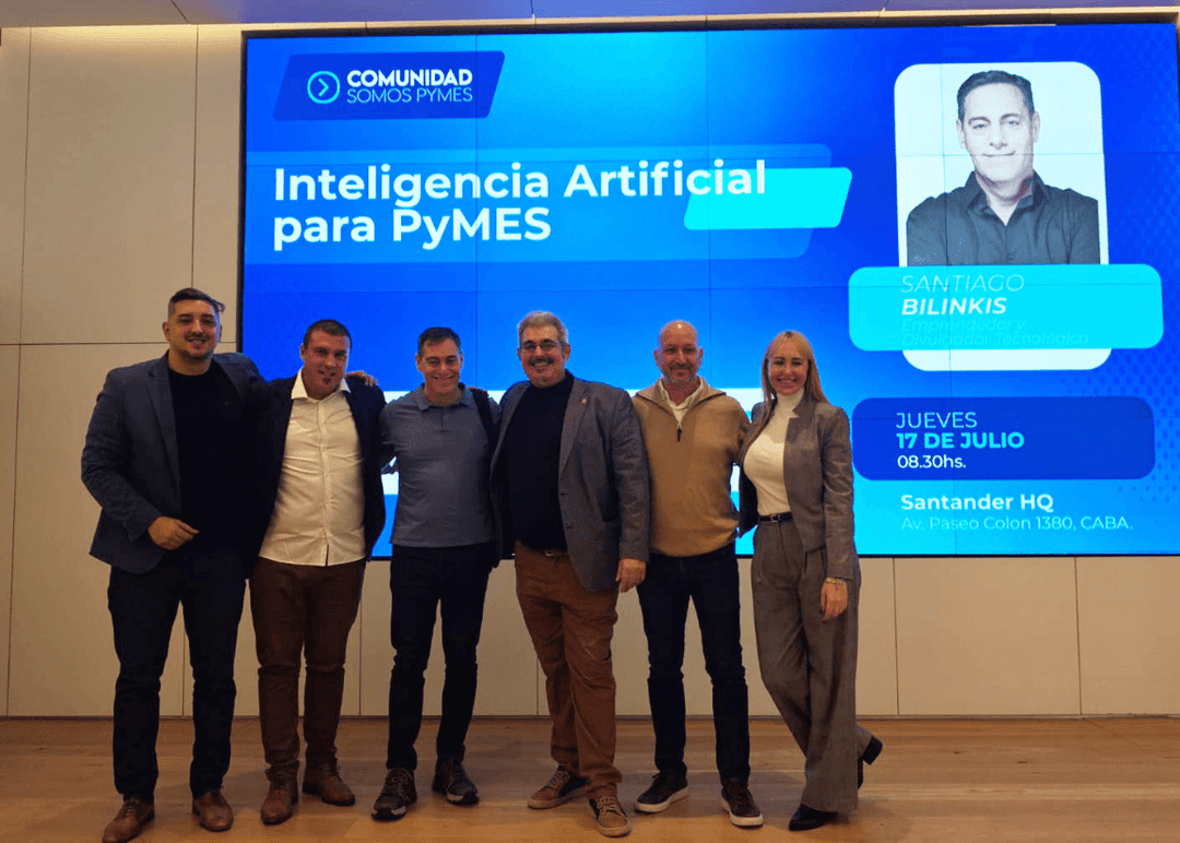 Portada de Somos Pymes organizó "Inteligencia Artificial para PyMEs"