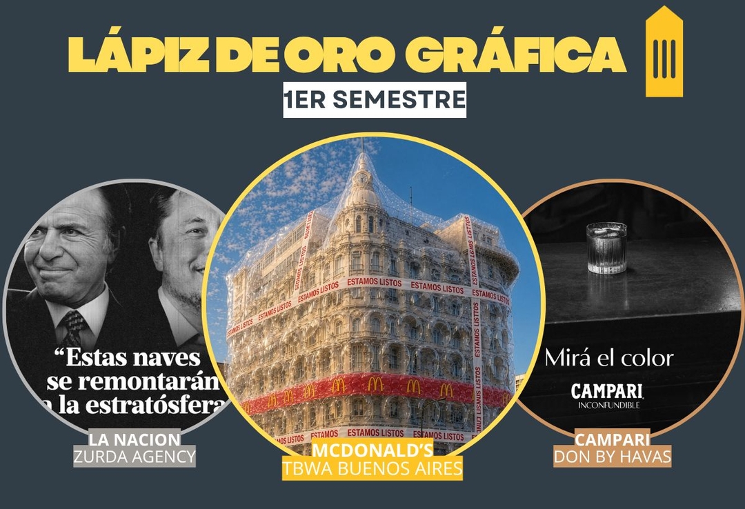 Portada de McDonald's y TBWA, ganadores del Lápiz de Oro de Gráfica