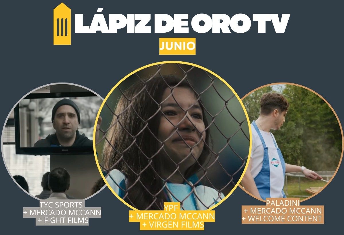 Portada de YPF, Mercado McCann y Virgen Films ganan el Lápiz de Oro de TV de Junio