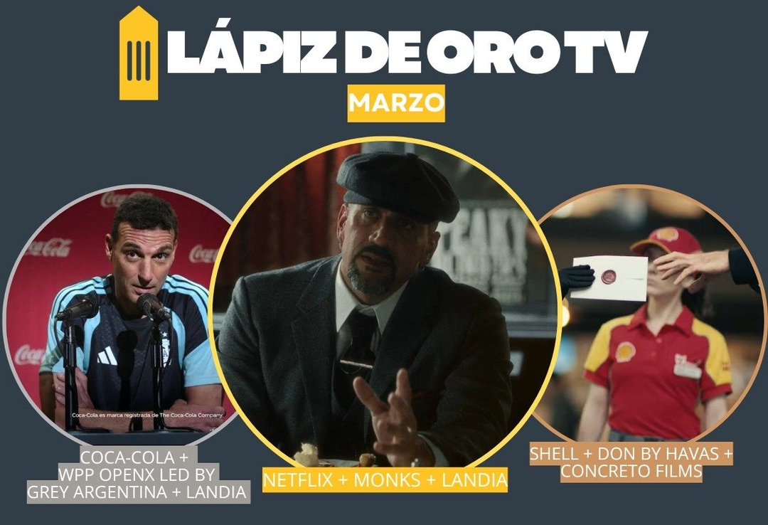 Portada de Netflix, Monks y LANDIA ganan el Lápiz de Oro de TV de Marzo
