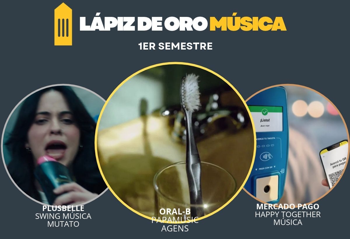 Portada de Oral-B, papamusic y AGENS ganan el Lápiz de Oro de Música 