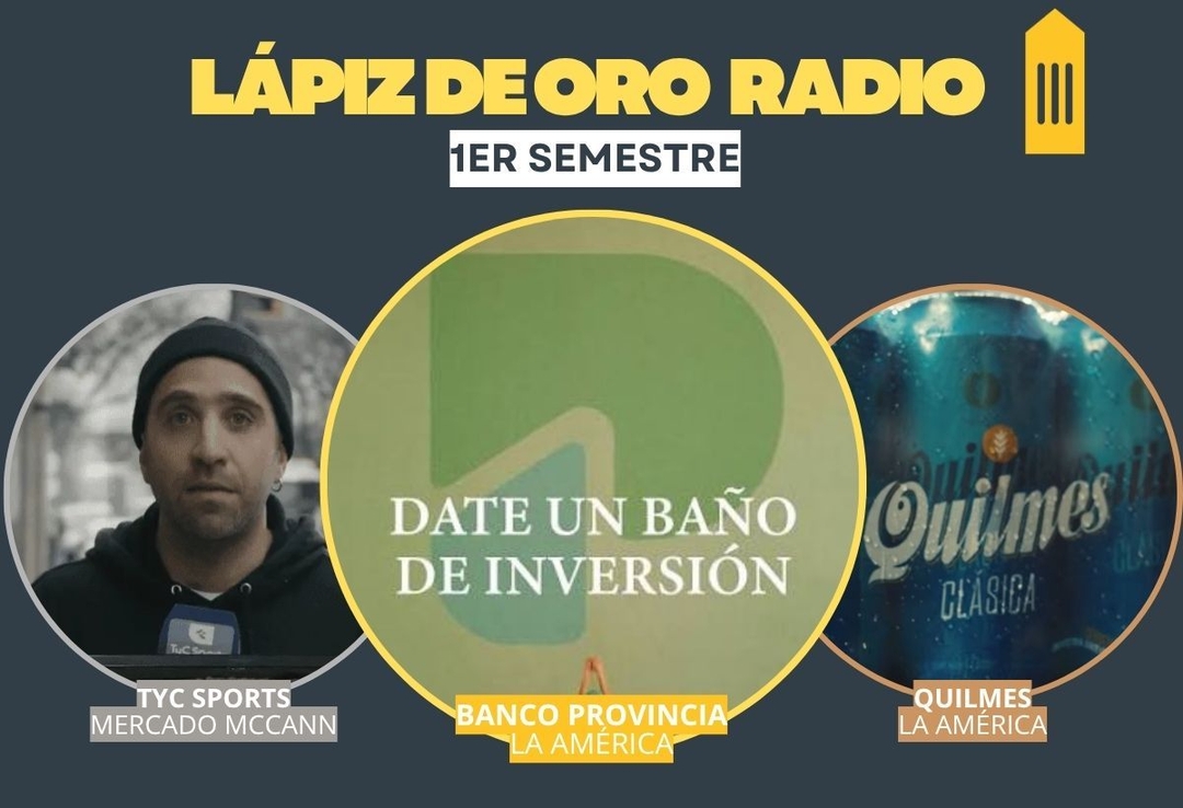 Portada de Banco Provincia y La América ganan el Lápiz de Oro de Radio