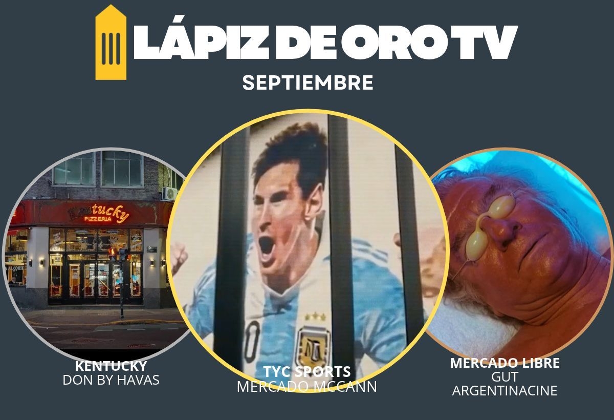 Portada de TyC Sports y Mercado McCann ganan el Lápiz de Oro de TV de Septiembre