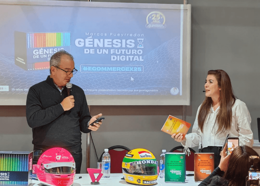 Portada de Marcos Pueyrredon presentó "Génesis de un Futuro Digital" y el nuevo sello editorial del eCommerce Institute