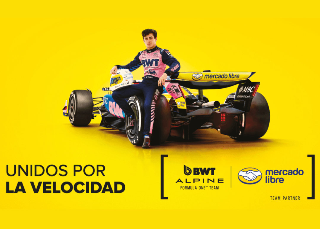Portada de Mercado Libre y BWT Alpine Formula One Team, unidos por la velocidad