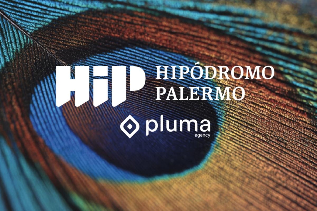 Portada de Pluma Agency junto a Hipódromo Palermo