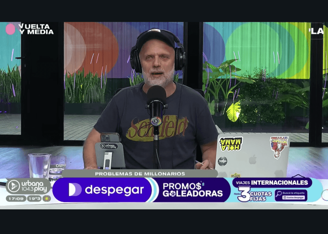 Portada de Vuelta y Media y Despegar elevan el nivel de los "Problemas de millonarios"