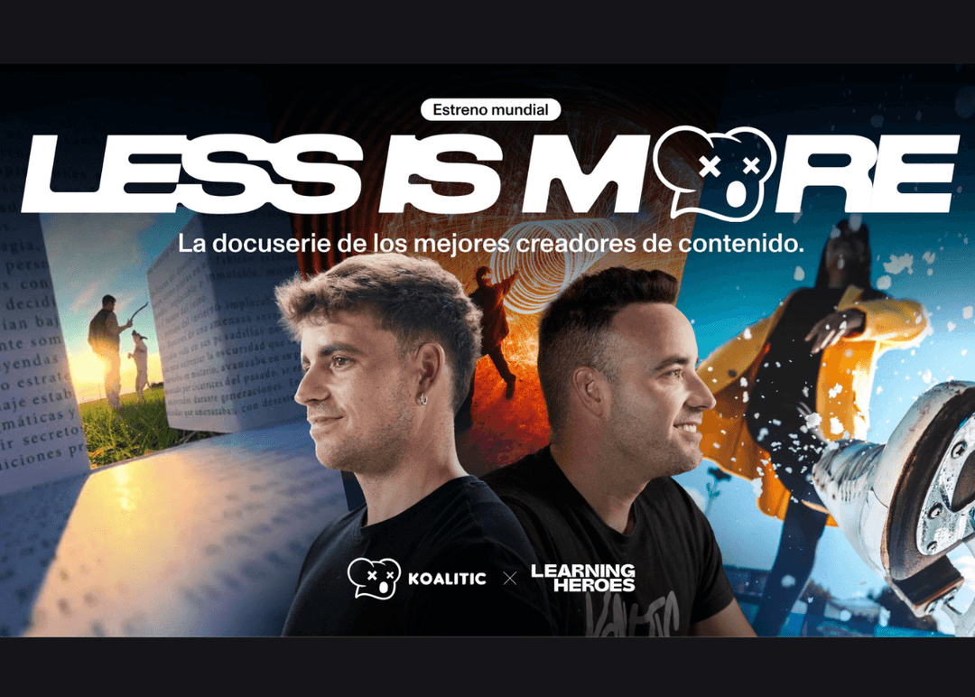 Portada de Koalitic presenta la docuserie "Less is More"