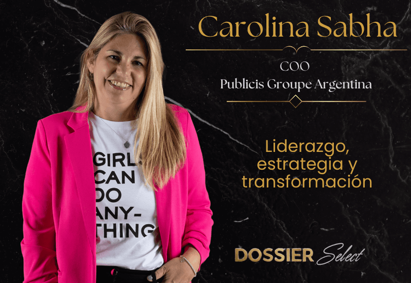 Portada de Carolina Sabha: liderazgo, estrategia y transformación en la nueva era de la comunicación