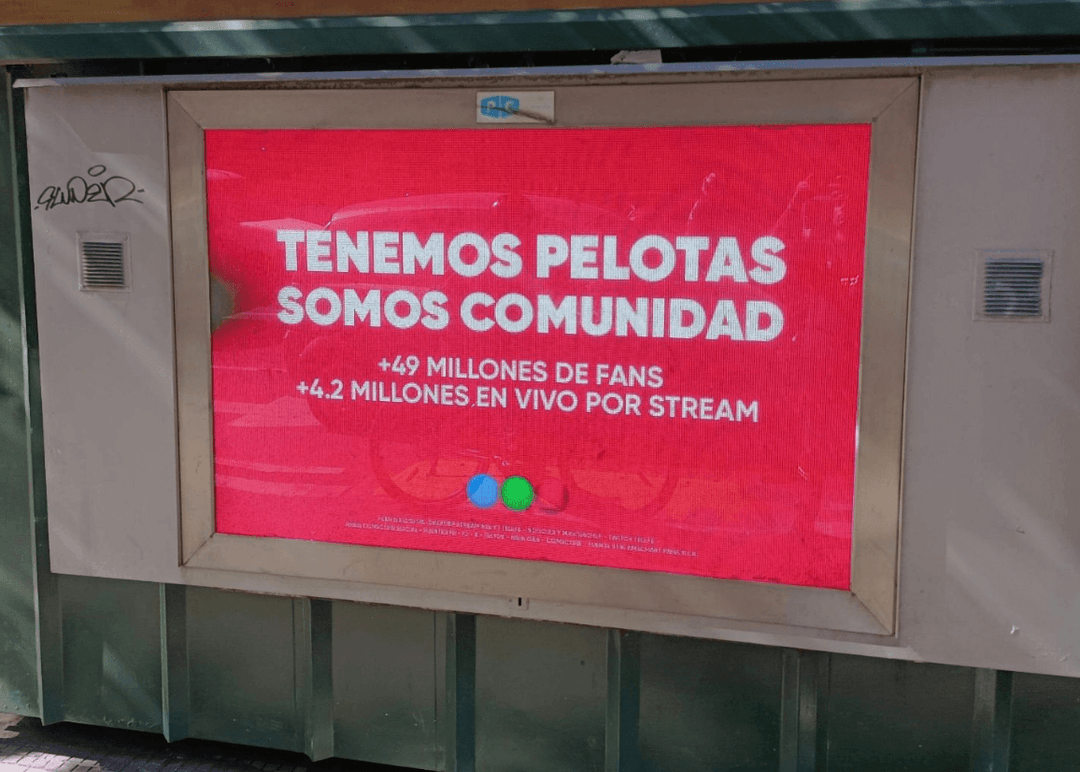 Portada de "Tenemos pelotas", la campaña de fin de año de Telefe