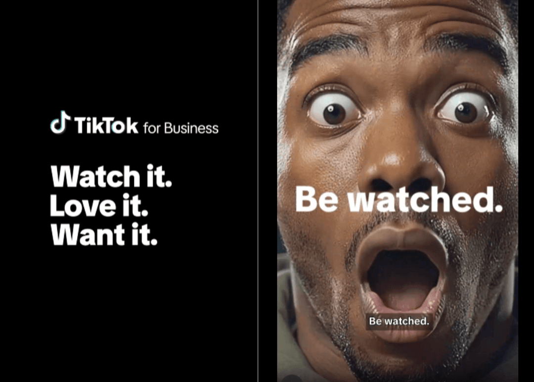 Portada de Tik Tok for Business presenta nuevo slogan "Watch it. Love it. Want it"