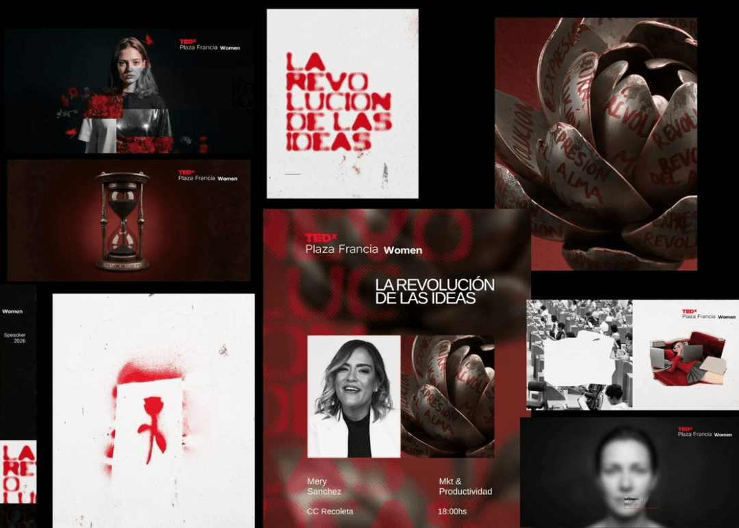 Portada de VEO Branding Company desarrolló la identidad visual de TEDxPlazaFranciaWoman