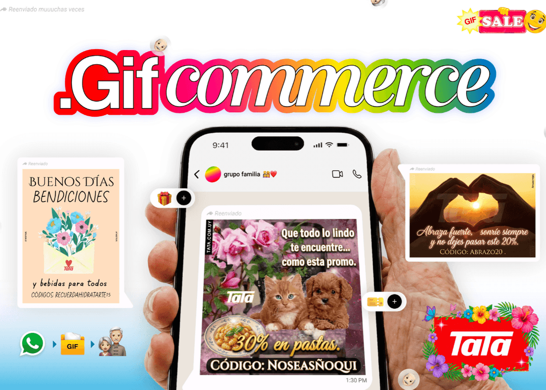 Portada de VML Montevideo y Supermercados Tata quieren unir generaciones con GIF Commerce