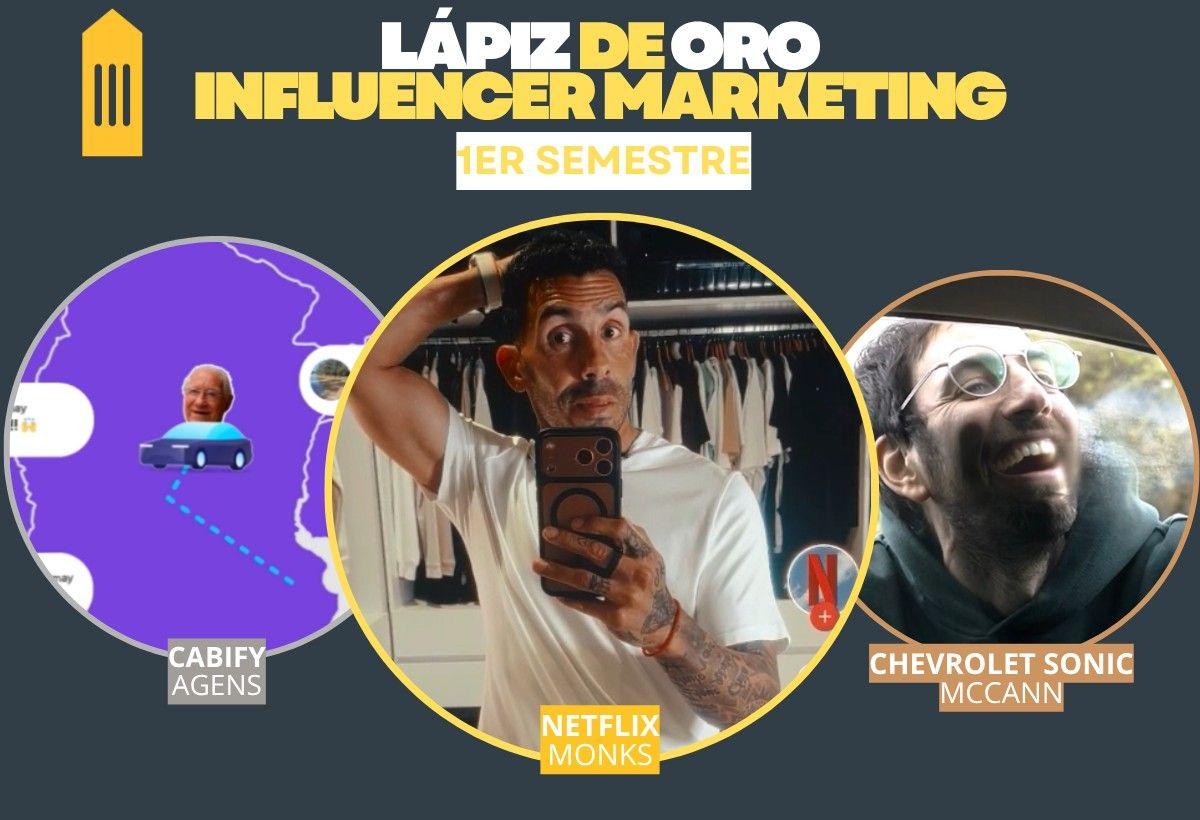 Portada de Netflix y Monks son los ganadores del Lápiz de Oro de Influencer Marketing 