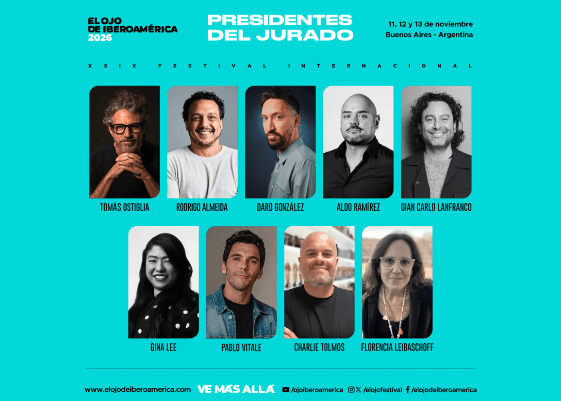 Portada de El Ojo de Iberoamérica 2026 presenta a los primeros nueve Presidentes de Jurado