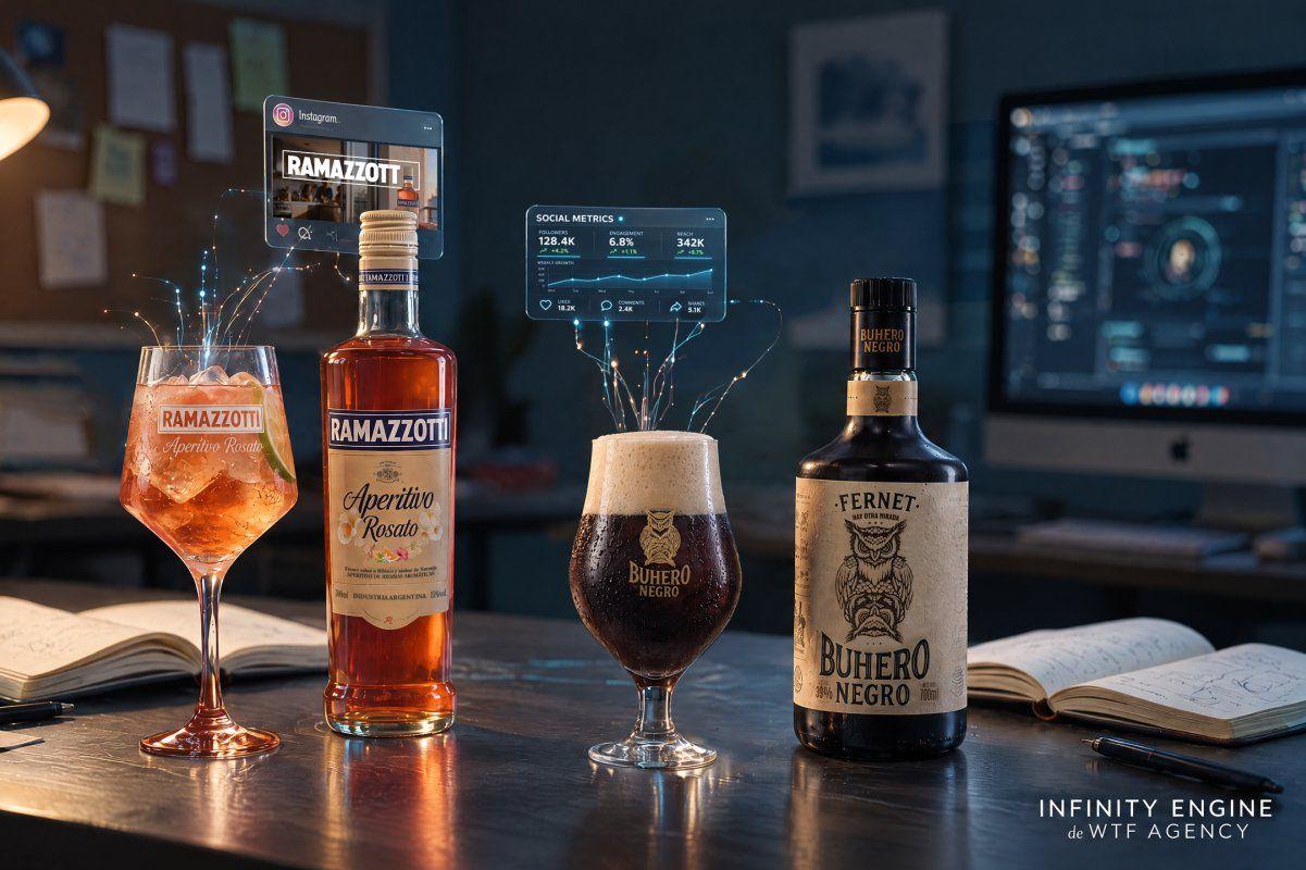 Portada de Pernod Ricard elige a WTF y su Infinity Engine para su aperitivo Ramazzotti Rosato y fernet Buhero Negro