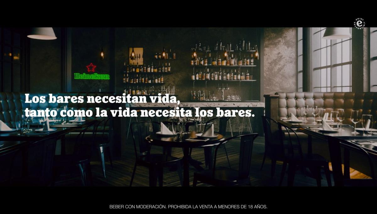 Portada de Heineken apoya a bares y restaurantes mediante su campaña #BackTheBars