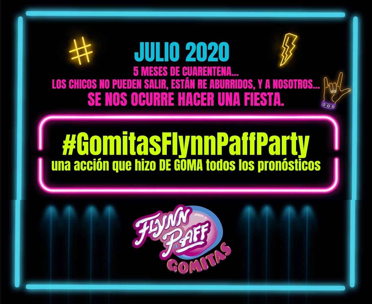 Portada de Las nuevas Gomitas Flynn Paff de Georgalos le pusieron trap a la cuarentena, en su nueva campaña #GomitasFlynnPaffParty