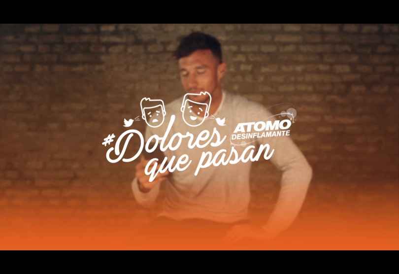 Portada de #DoloresQuePasan: la nueva campaña de Atomo Desinflamante realizada por Green Tomato ST
