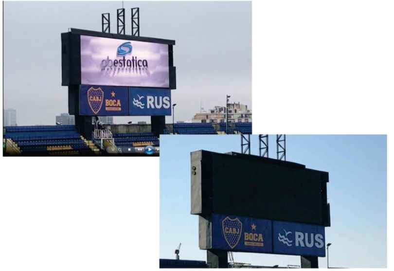 Portada de Boca y Racing firman acuerdo con Publicidad Estática para instalar nuevas pantallas Led Full Color en sus estadios