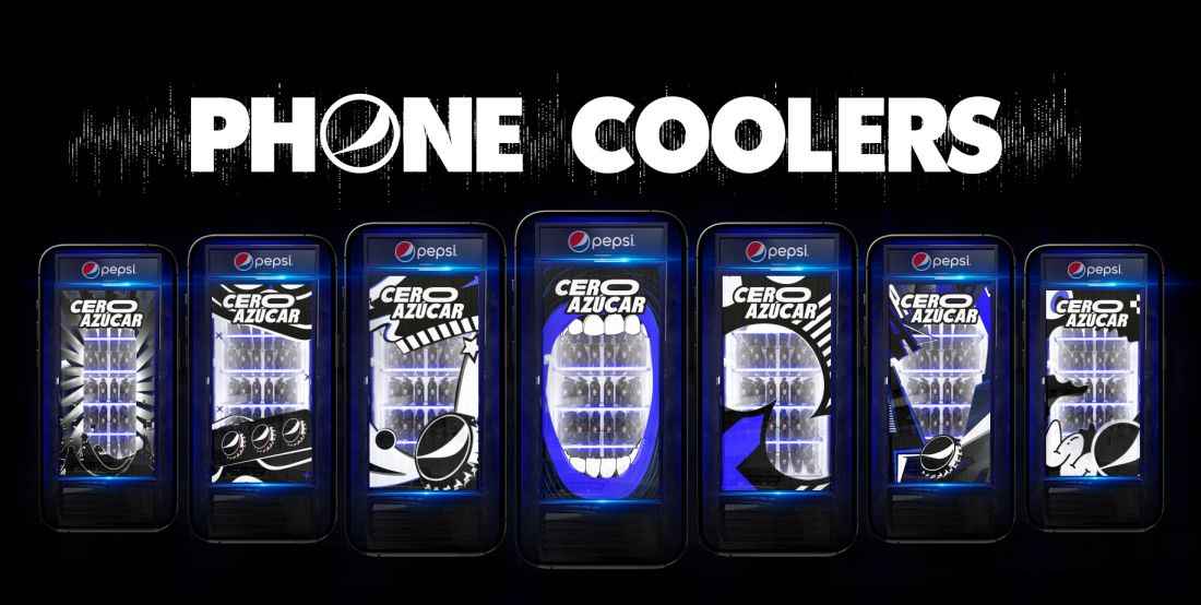 Portada de "Phone Coolers", lo nuevo de Sancho BBDO para Pepsi Colombia