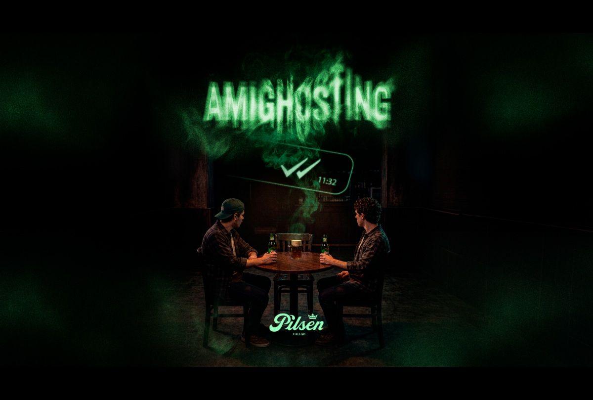 Portada de “Amighosting”, lo nuevo de draftLine Perú para Pilsen Callao con motivo de Halloween
