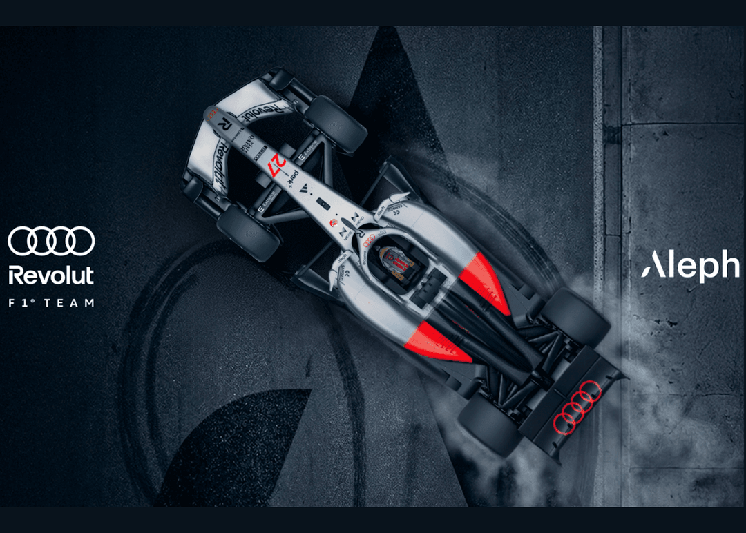 Portada de Aleph se suma como socio oficial al Audi Revolut F1 Team