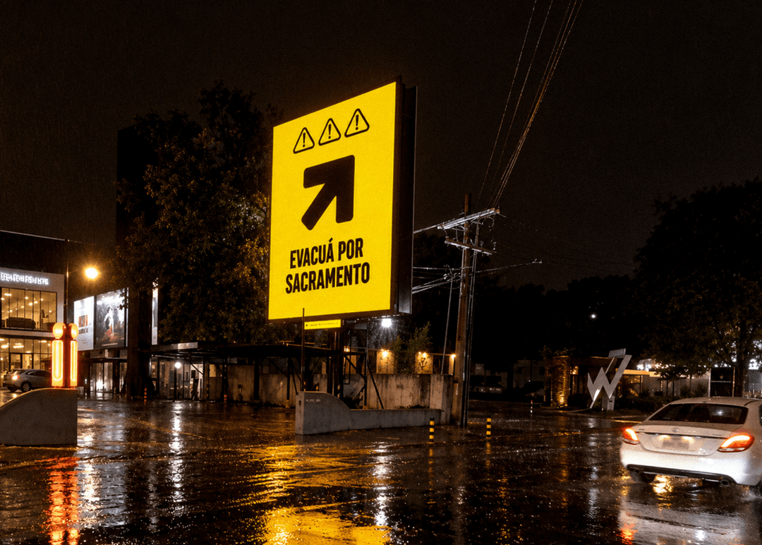 Portada de Paraguay: Wild Fi convierte la vía pública en un sistema de alerta ante raudales