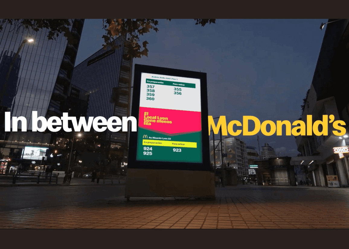 Portada de Digitas Buenos Aires y Digitas Santiago de Chile crearon In Between McDonald's