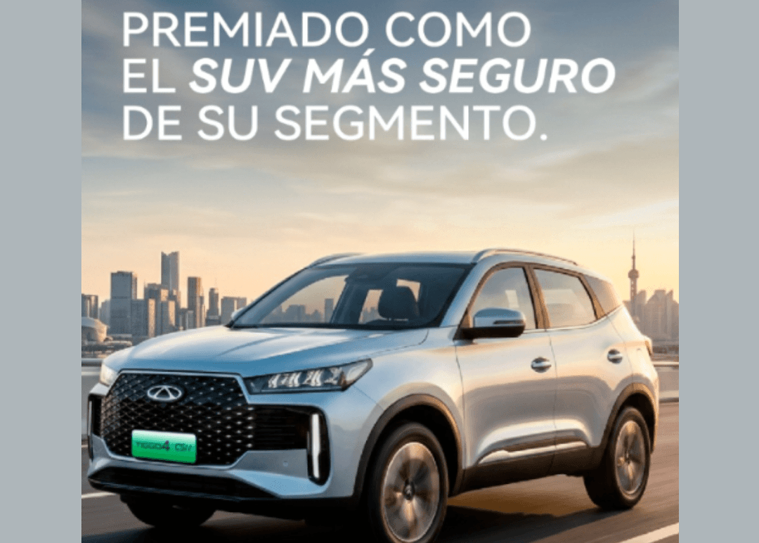Portada de Chery TIGGO 4 CSH fue reconocido por CESVI como el SUV compacto más seguro de Argentina