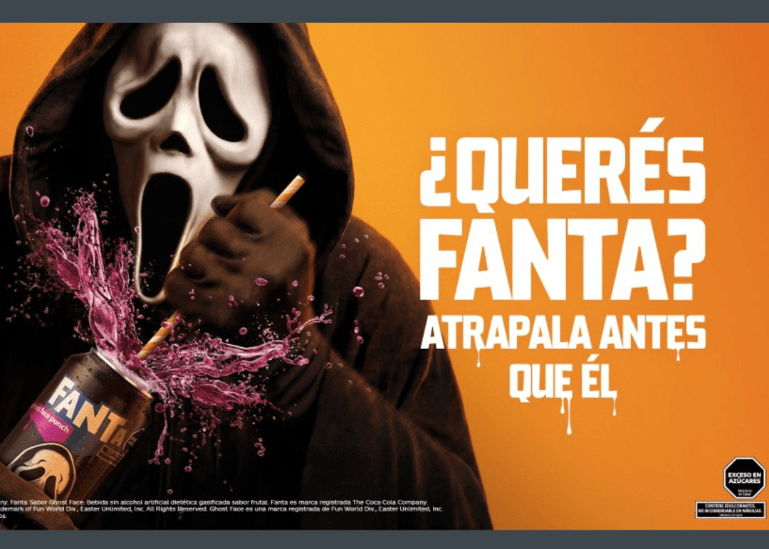 Portada de Fanta celebra Halloween 2026 junto a Ghost Face con el lanzamiento de Ghost Face Punch
