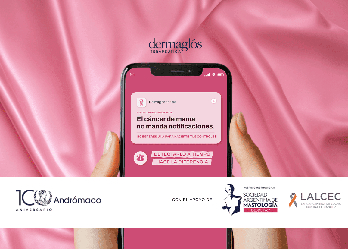 Portada de Dermaglós Terapéutica concientiza sobre la detección temprana del cáncer de mama