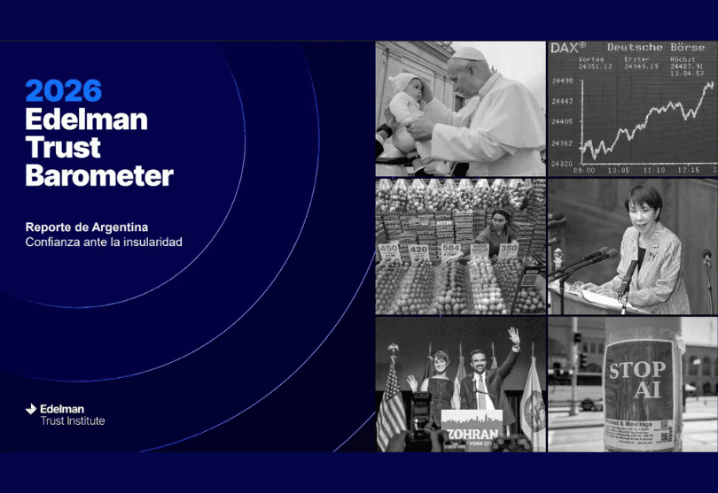 Portada de Edelman Trust Barometer: el 77% de los argentinos desconfía de quienes piensan distinto