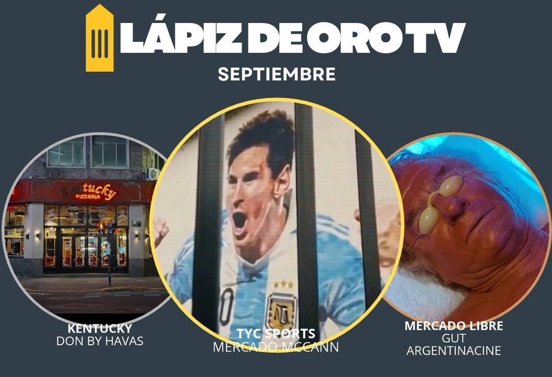 Portada de TyC Sports y Mercado McCann ganan el Lápiz de Oro de TV de Septiembre