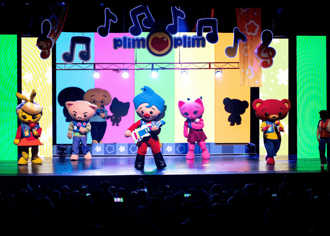 Portada de Plim Plim llega por primera vez a California con el espectáculo "Energía Musical"
