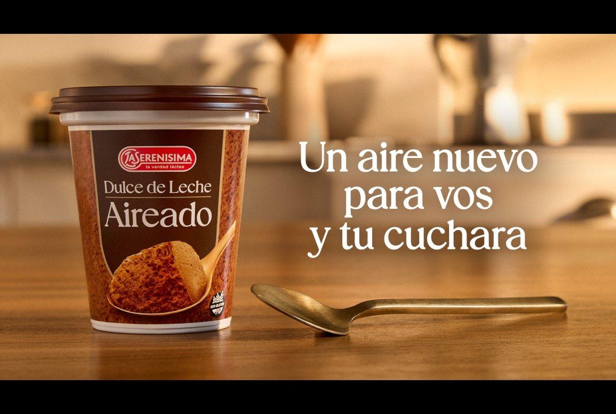Portada de Estreno: La Serenísima y Don by Havas te invitan a “cucharear” el nuevo dulce de leche aireado