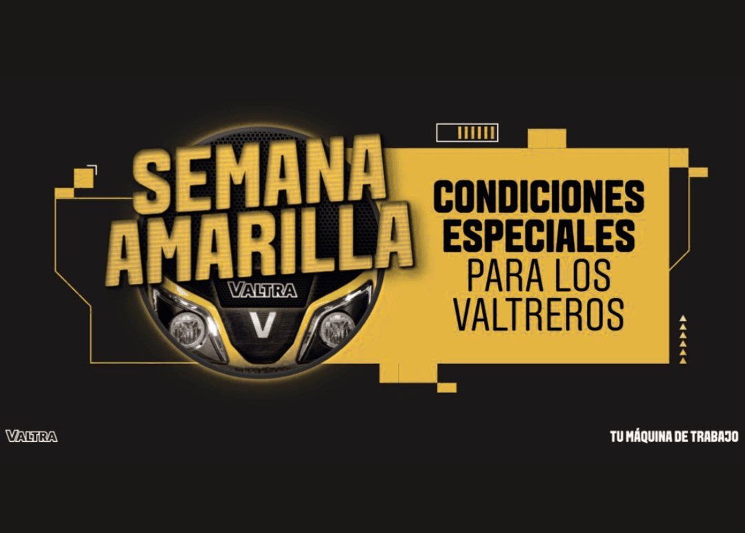 Portada de Valtra impulra una "Semana amarilla"