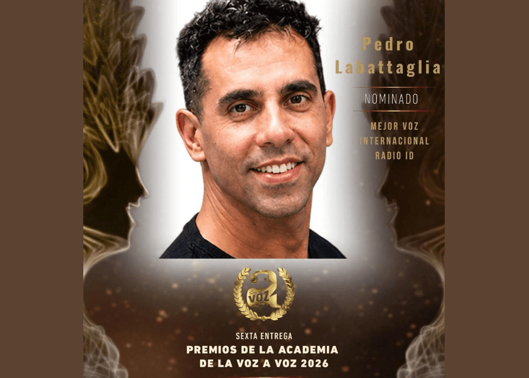 Portada de Pedro Labattaglia, nominado en el Festival Viva Voz 2026 de Colombia